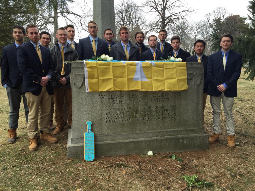 SigmaChiGO's tweet photo. Congratulations to the newly initiated class of Spring 2015! #InHoc http://t.co/geeIuUB0w0