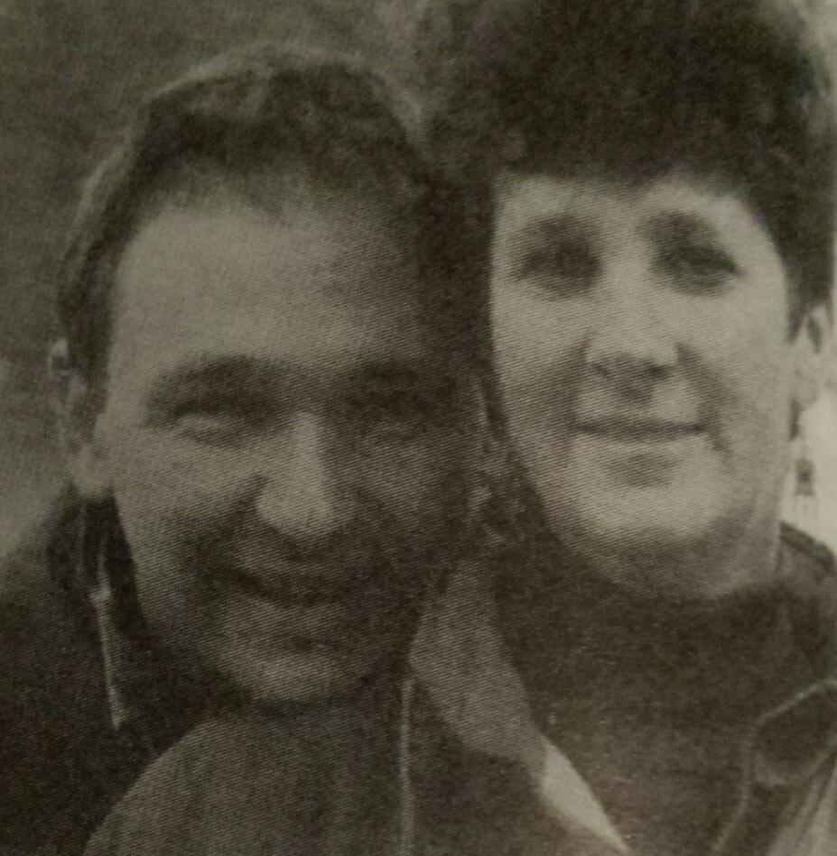 "Jane with her husband, Joel Corkum, on their honeymoon in October 1991." Photo: Carrie Rafuse