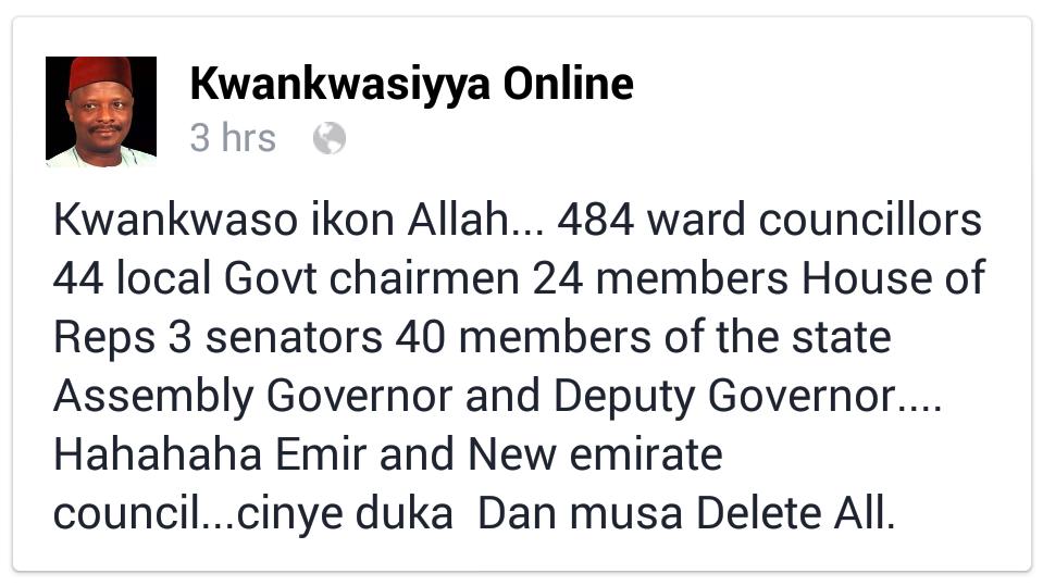 SAlkanawiy's tweet photo. @Kwankwaso2015 indeed a #RedCapRevolution @omojuwa @dawisu @Fatiskira @inecnigeria #Nigeriadecides #KanoDecides http://t.co/Jb4sOIJ5En