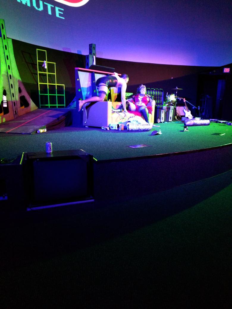 AstroPopDC's tweet photo. From Last Night: @GorgeousBoylesk is hard as steel for @mabjustmab! #Robot #C2YN #YurisNight http://t.co/iBiDMVQIyB