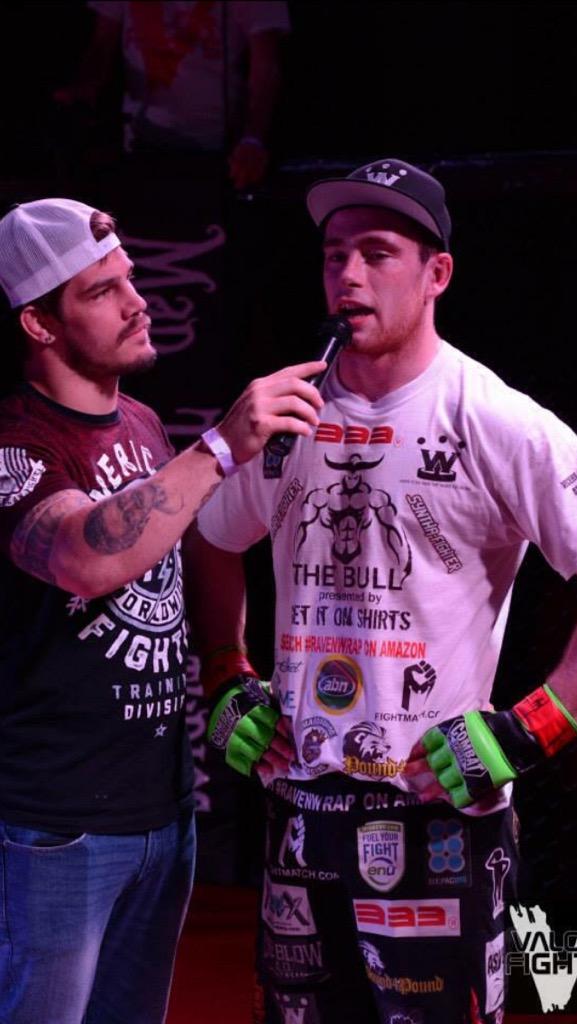 Calebtrumbull's tweet photo. Interview after the fight!
@DocHowie 
@OneBlowKO 
@tmas 
@AsylumFightGear 
@AndrewVecere http://t.co/uKLszVnM9V