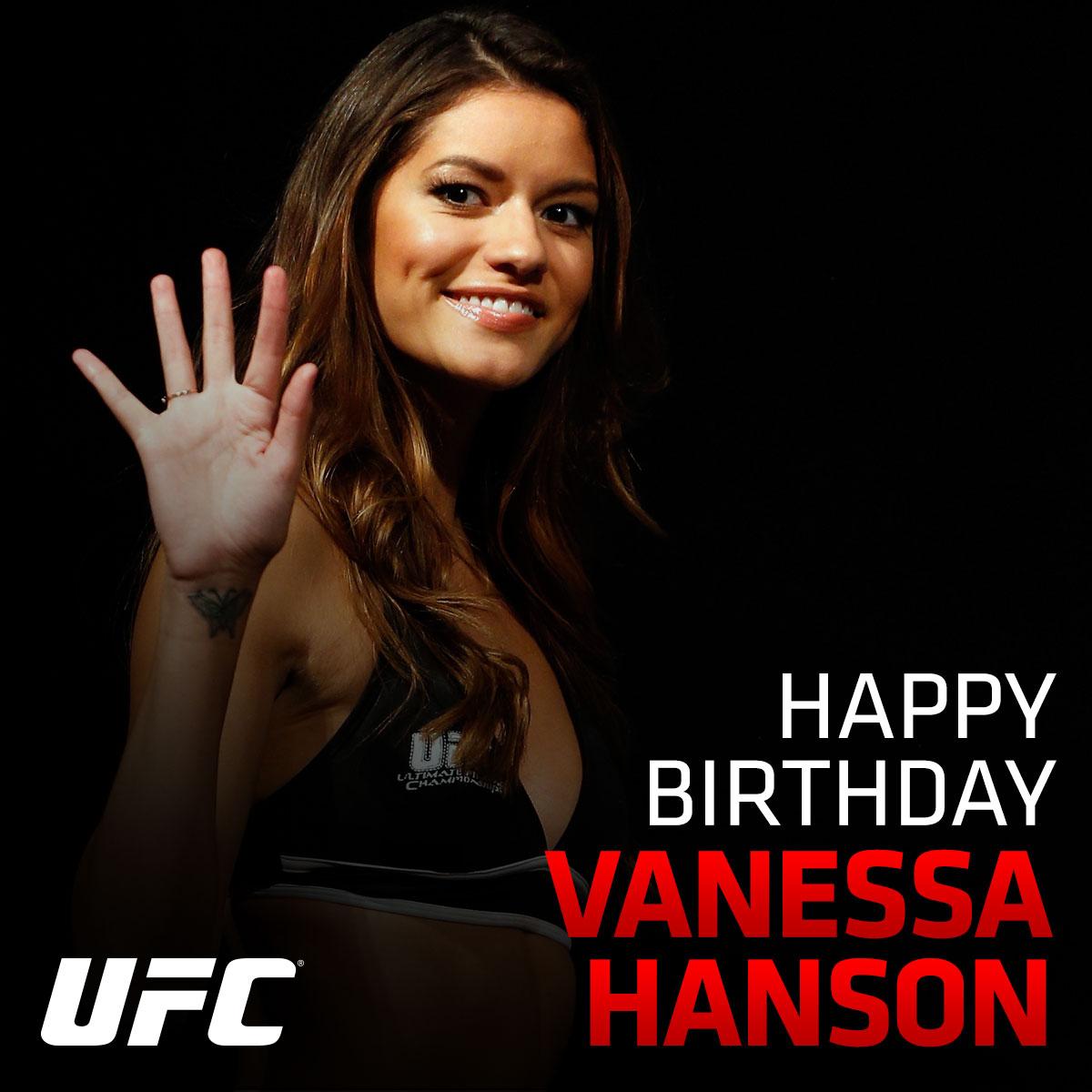 Happy Birthday to UFC Octagon Girl <a href="/Vanessa_Hanson/">Vanessa Hanson</a>!