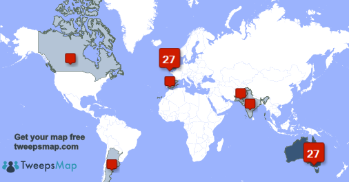 2002Nikk's tweet image. My followers live in Australia (27%), UK.(27%)... Get your free map: tweepsmap.com/!2002Nikk