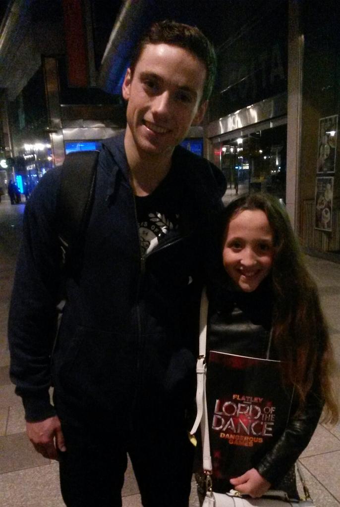 Cathal thank you for your time this evening Erin was thrilled to meet you. :) x