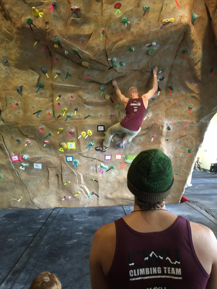 compscipro's tweet photo. #CWU #climbing team here #PSU today. Looking forward to more #CWU folks @nwrwic 4/18 @intel! http://t.co/skQUoIM7do