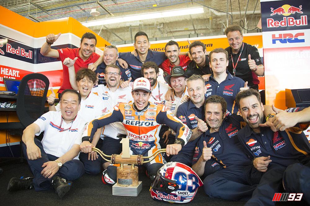 marcmarquez93's tweet photo. Primera victoria del año en Austin! / First victory of the year! #AmericasGP 👍 http://t.co/JbuOKRsSpR