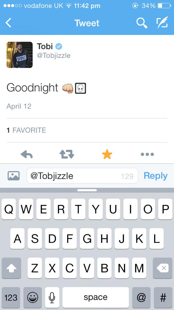 heyyitsstephx's tweet image. @Tobjizzle #firstfavourite
