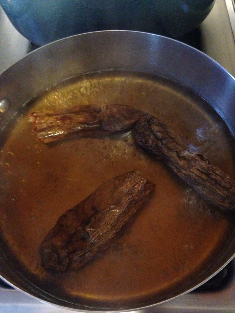 rendabrewing's tweet photo. Preparing  the chipotle peppers http://t.co/VmDftS8TKA
