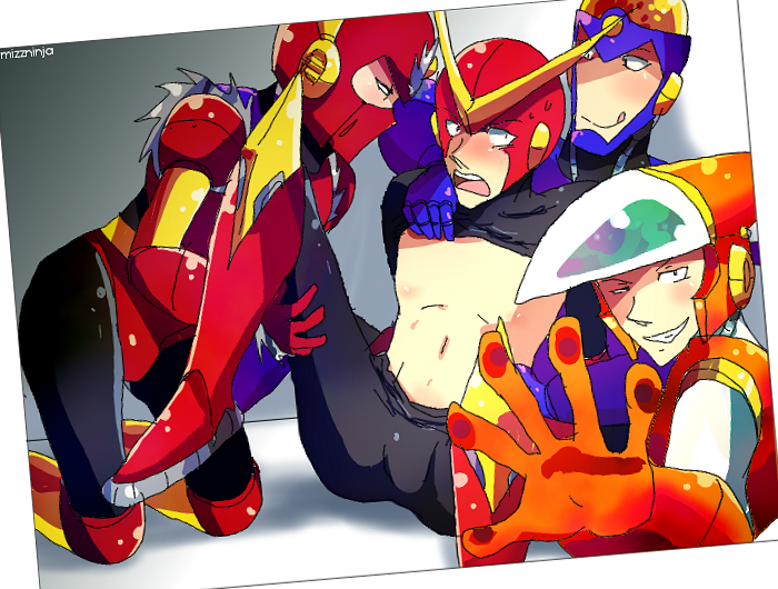 badmegamanart's tweet photo. The MM2 robots are getting down and dirty ;) http://t.co/RGSbfzHUzP
