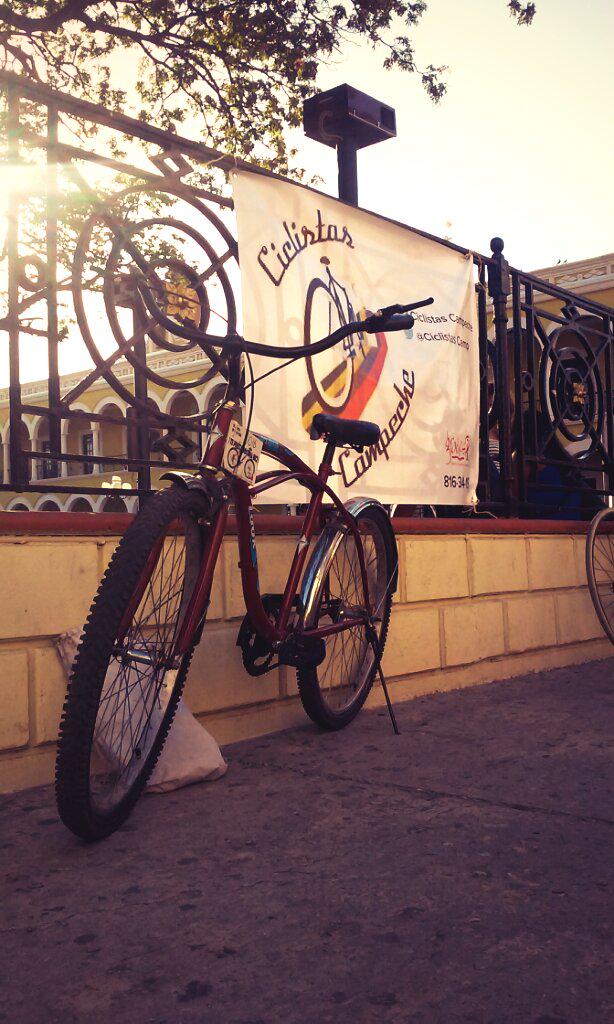 A punto de salir #CiclistasCampeche