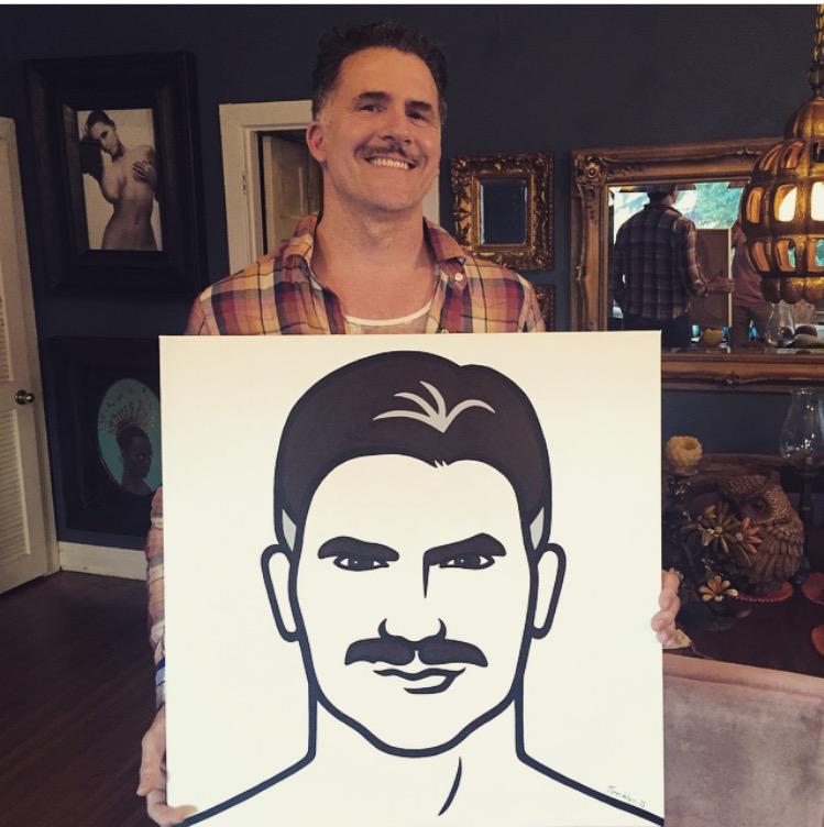 Happy Birthday ! I painted him for a present! 