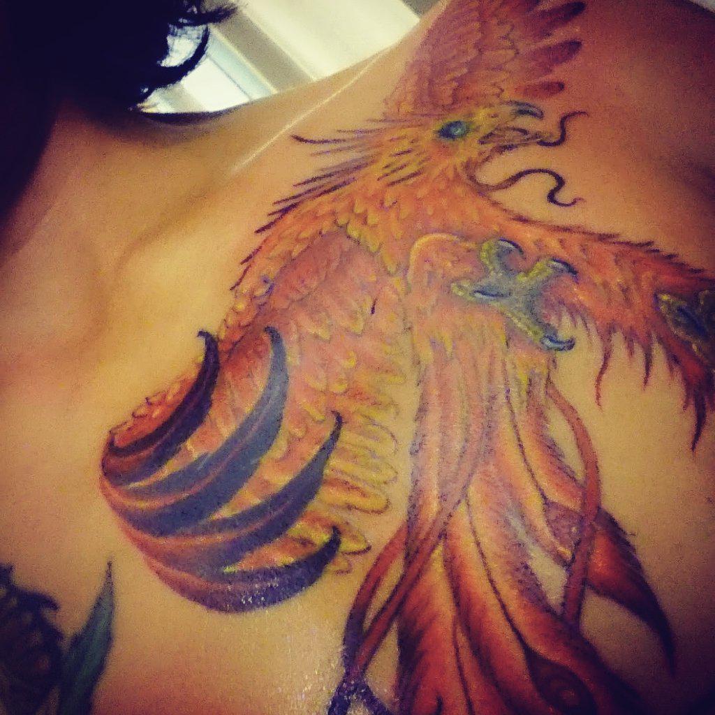 Sunita__'s tweet photo. The big reveal. #eastsideink #awesometat http://t.co/qEpS2p0GEJ
