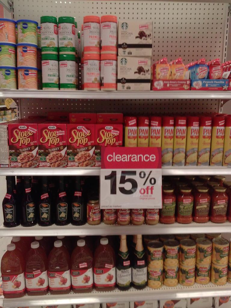 <a href="/JaimeLenczewski/">Jaime Lenczewski</a> Now that is how a clearance end cap should look like. Challenge any other store to top that!