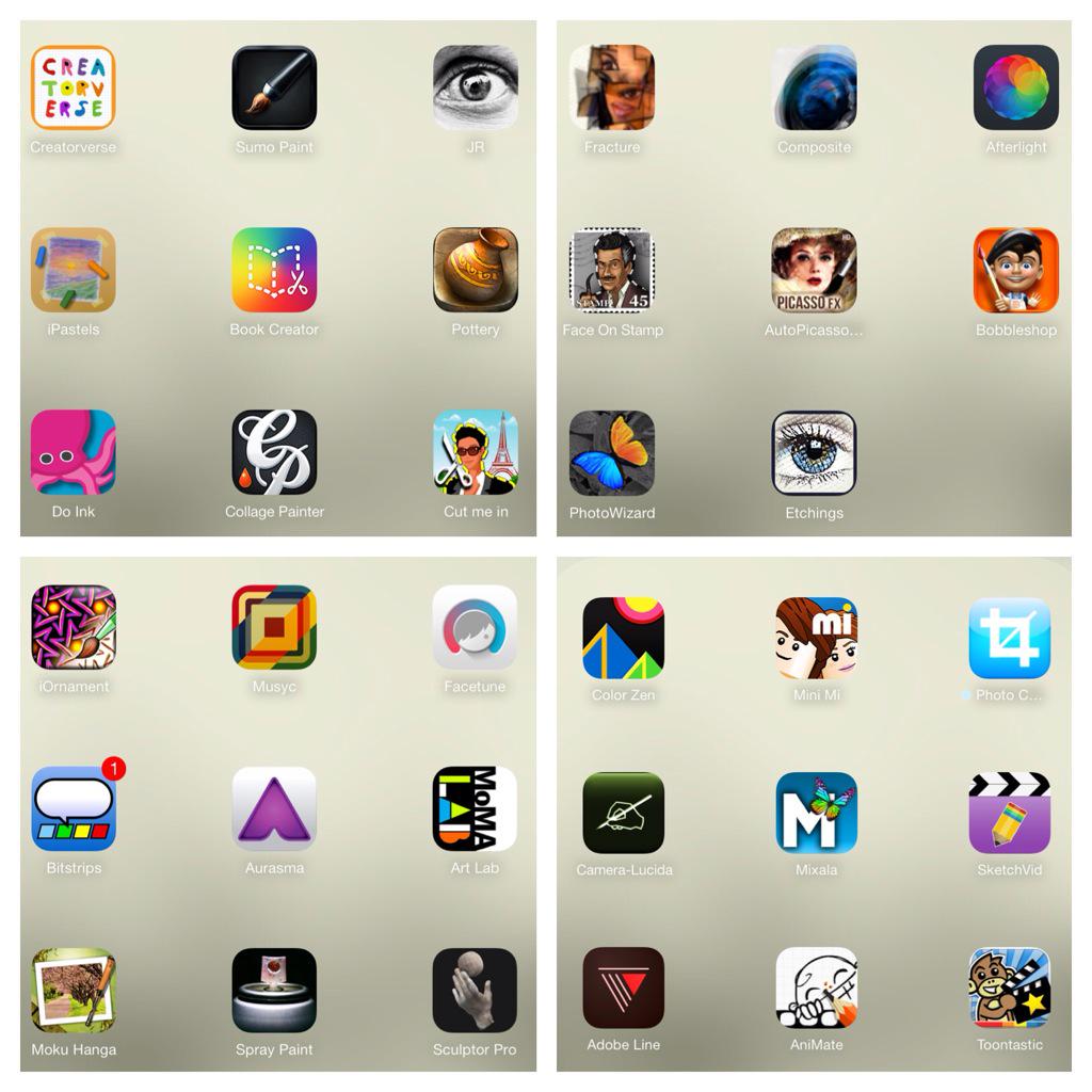 ArtLadyHBK's tweet image. App shares #artsedchat #artsed