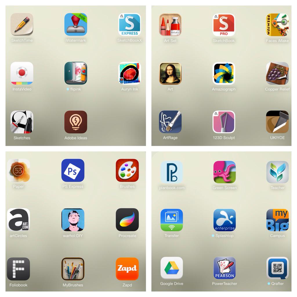 ArtLadyHBK's tweet image. App shares #artsedchat #artsed