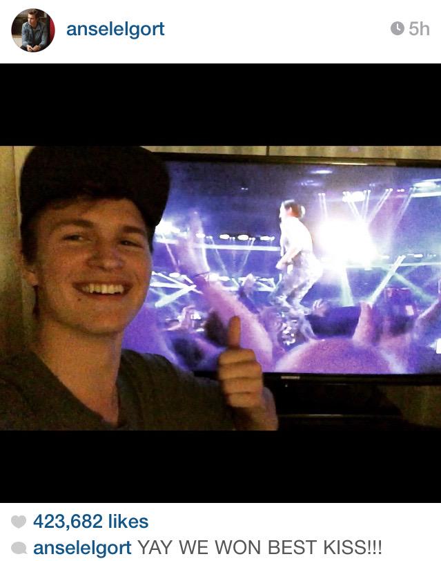 suggftansel's tweet photo. i'm so proud of all of the awards that tfios has won ☺️ http://t.co/z06ifbbET2