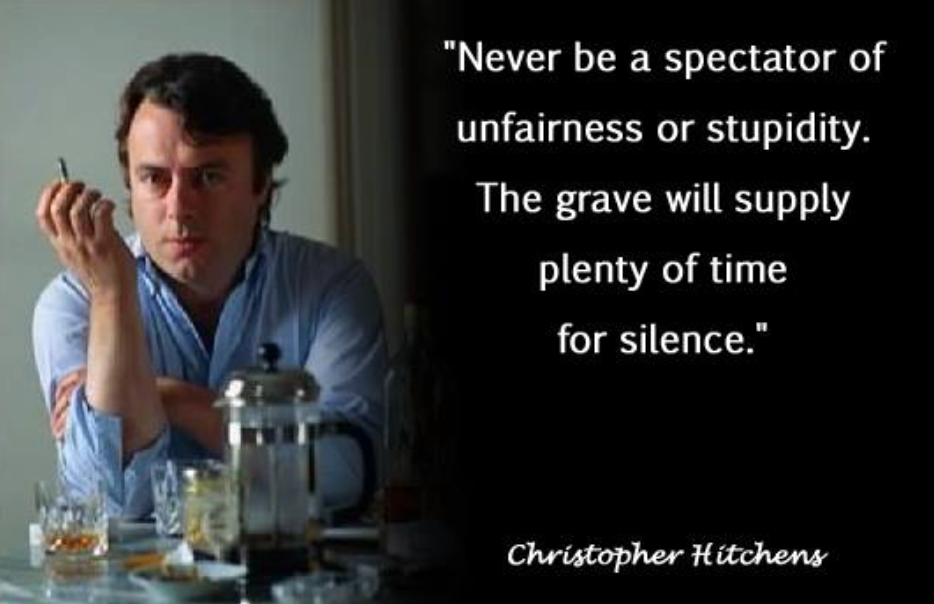 TimothyMcVeins's tweet photo. Remembering HITCH on his birthday! @RichardDawkins @SamHarrisOrg @LKrauss1 @danieldennett http://t.co/AO0dTE2vbo