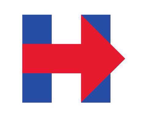 Vonster's tweet image. The logo for @HillaryClinton is underwhelming, so I guess the aesthetic matches the candidate. #HonestDesign