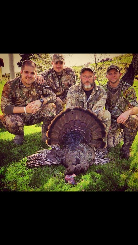 We got it done this morning! All the hard work paid off! #TurkeyHunting #GobbleGobble #DirtNap