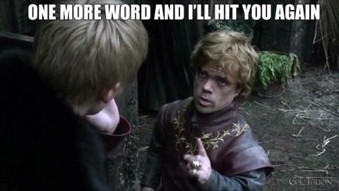 AlanRiv's tweet photo. When talking with someone who saw all the episodes leaked... #GameOfThronesSeason5 #GameofThrones #FindDrogon http://t.co/ot3lUZChM5