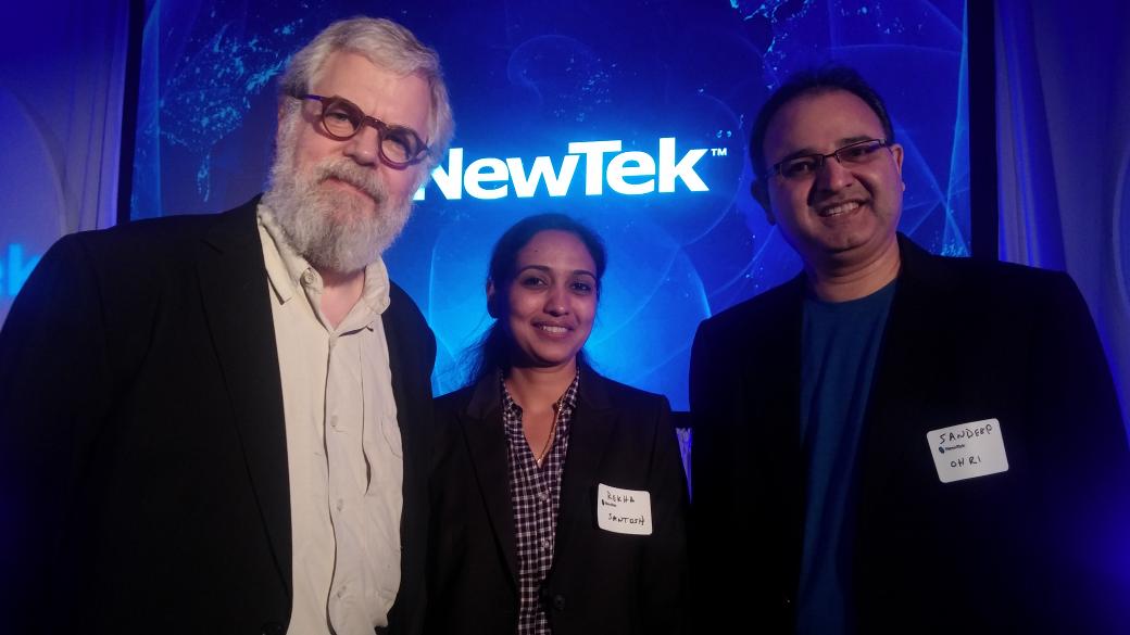 sandeepohri's tweet photo. Honoured to meet #TimJenison Founder @NewTekInc He made the 1st Virtual sets himself! @aprilbroadcast did the latest! http://t.co/zzkmmRcpmP