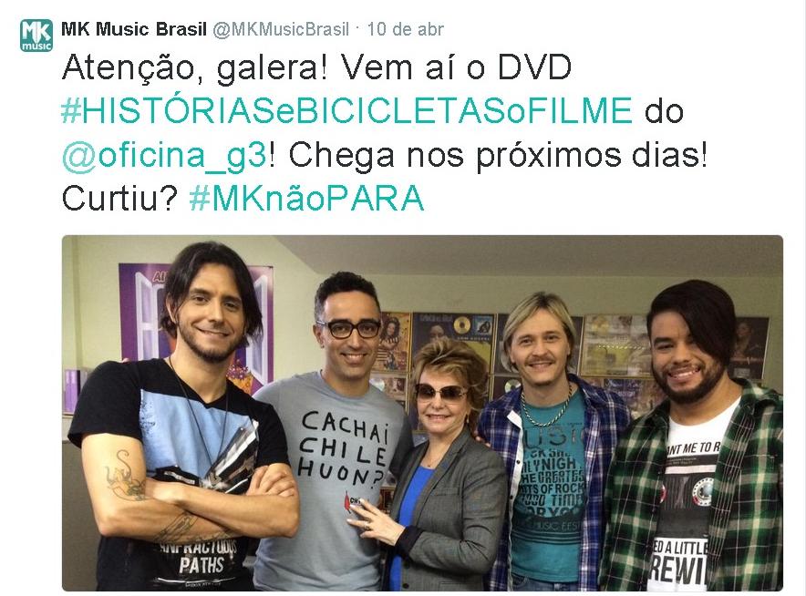 konquistense's tweet photo. ⬇⬇ NOTÍCIA ⬇⬇

😍 O @Oficina_G3 divulgou no twitter
que o novo DVD saírá em breve.

🙏 #DeusSejaLouvado

✨ ⓑⓞⓐ ⓝⓞⓘⓣⓔ ✨ http://t.co/o9iFRM4b3G