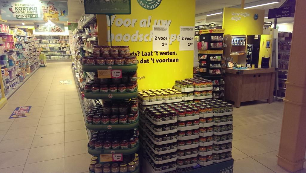 Deze week diverse soorten Hak. 2 potten voor 1,50! Hallo extra voordeel!