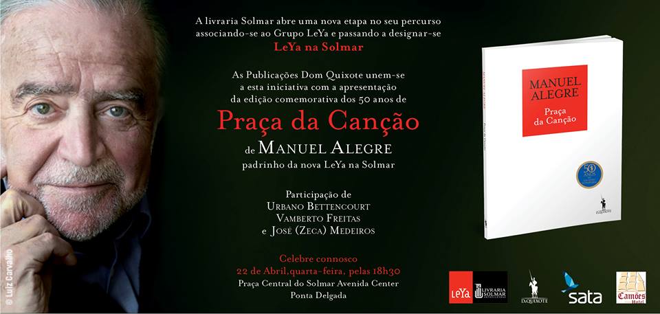 Manuel Alegre padrinho da livraria LeYa na Solmar