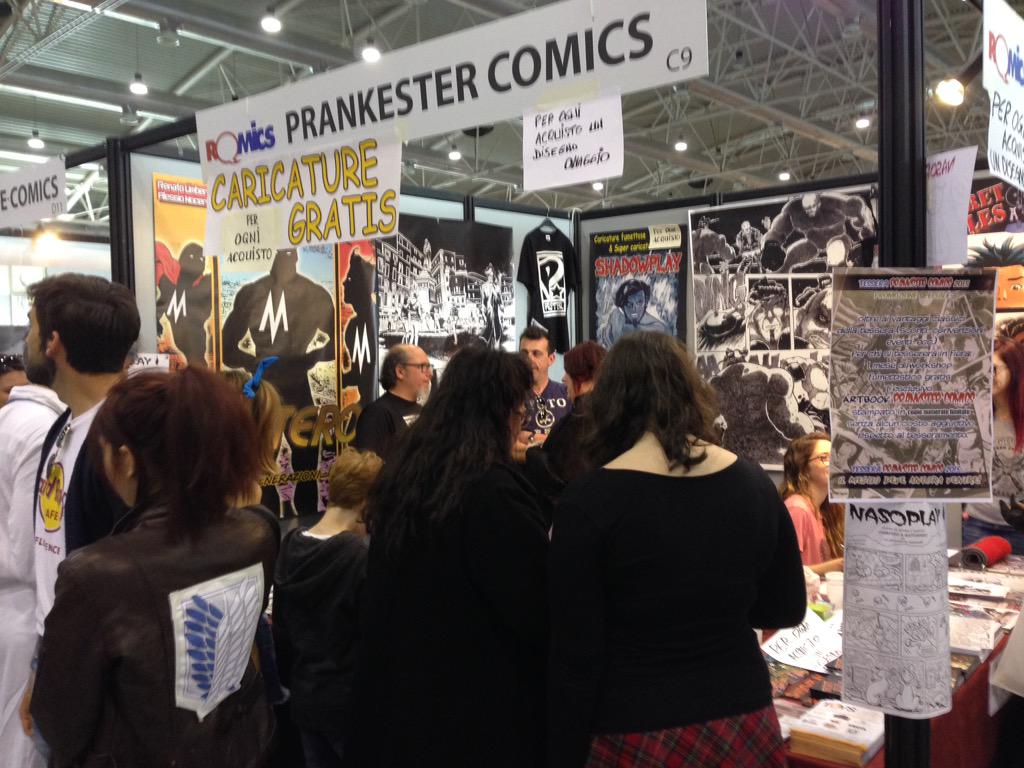 prankstercomics's tweet photo. @PPasquini68 @00GiuseppeGuida @AlessioNoce @DollMadeInJapan @laura_ruffino @RomicsTweet http://t.co/MVmZuMTrDk