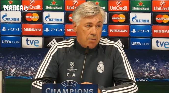 marca's tweet photo. Ancelotti lo confirma: "Bale está al 100%" http://t.co/xD8AheIZLR http://t.co/d6MUVfTn7F