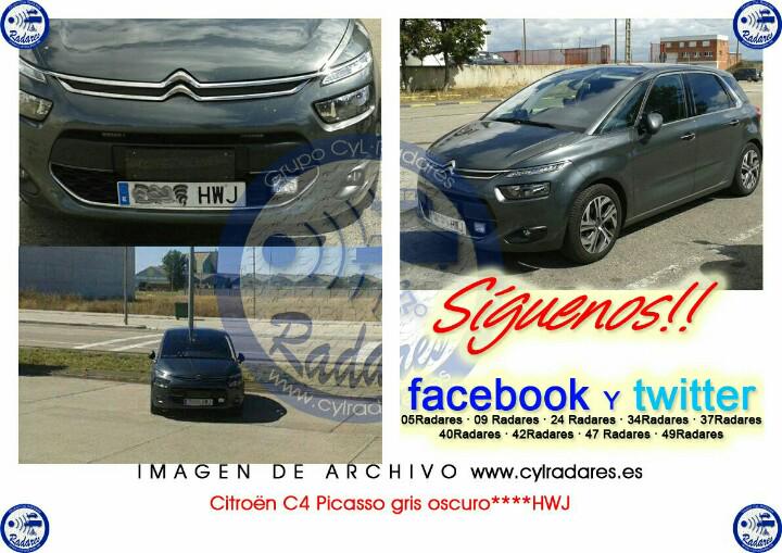 RadarSalamanca's tweet photo. #Salamanca
(09:28) Radar Citroën C4 Picasso gris ****HWJ dirección Alba de Tormes

Síguenos en http://t.co/vWGvmFcZVo http://t.co/YgSkWsUGV8