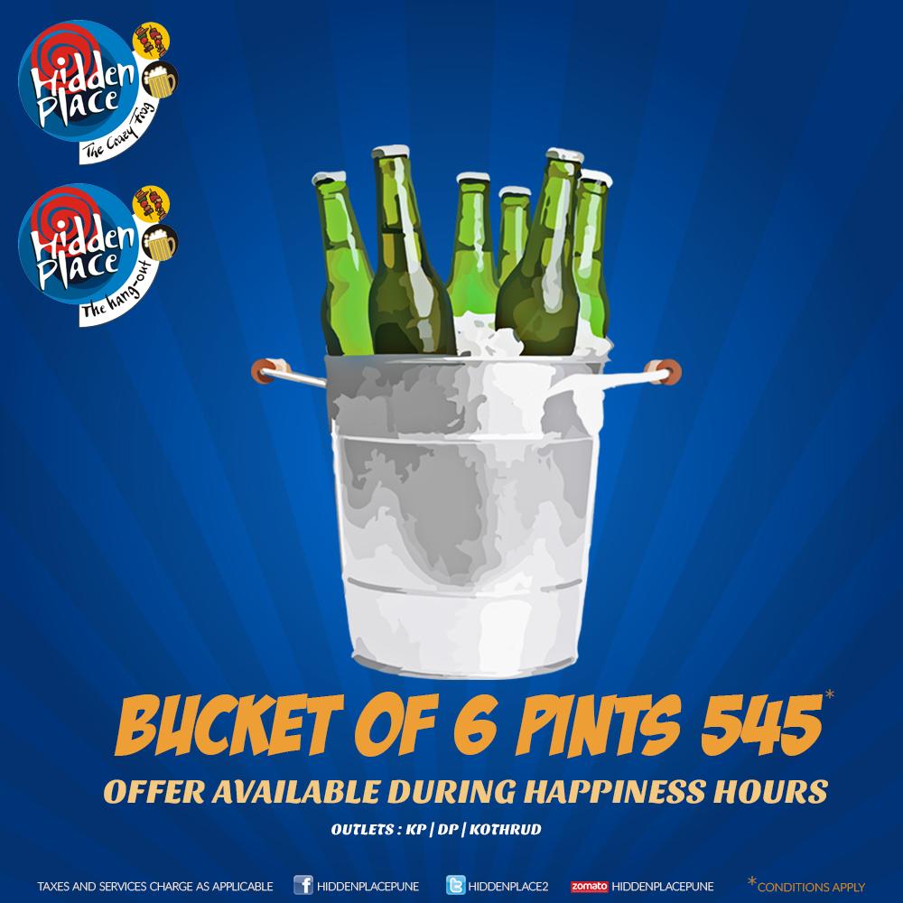 Kick start your week with a Bucket of 6 Pints @545*! #HappyHours till closing <a href="/DP/">David</a> Road and upto 8pm <a href="/KP/">Kyle Pickering</a>!