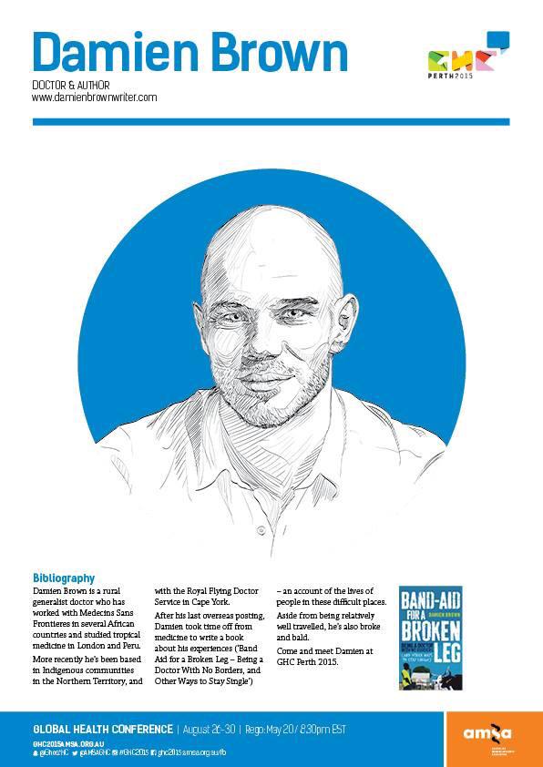 AMSAGHC's tweet image. Behold, another #GHC2015 speaker! Doctor, author, legend &amp;amp; awesome bloke @damienbrown77 will be joining us #MSF #RFDS