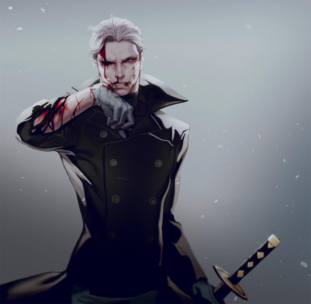 Painting Vergil - Devil May Cry 5 Fanart 