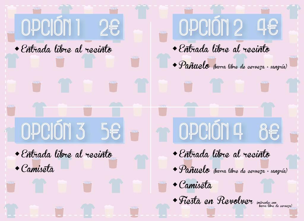 Y nuestra lista de precios súper asequibles. No dudes en contactar con nosotros en la Delegación o vía MD!!