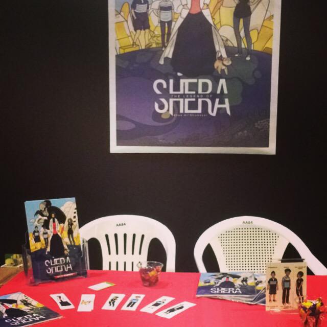 sheralegend's tweet photo. Our booth im Middleast film and comic con #Mefcc2015 http://t.co/i9kUvRcoxl