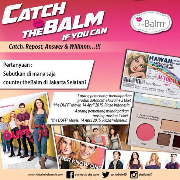 michbellucci's tweet photo. @theBalmID SOGO @PondokIndahMall ; @LOTTE_LOVE_JKT ; SOGO @kotakasablanka ; Kemang Store #CatchBalmIfYouCan http://t.co/g4HZDU4Wvi