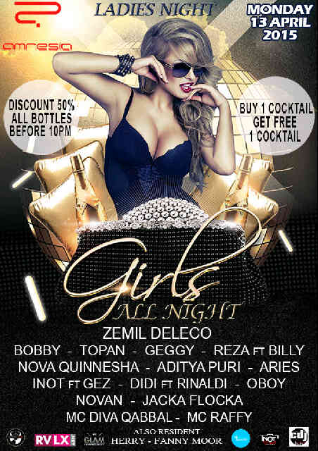 TONIGHT <a href="/AMNESIA/">Alessia</a> CLUB BDG Monday 13'April #GirlsAllNight 'Discount 50% All Bottles Before 10PM' Info RSVP Table Chat