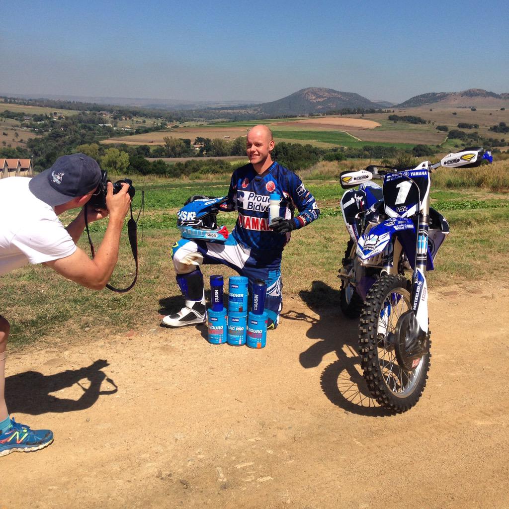 We're at <a href="/KennyG103/">Kenny Gilbert</a>'s <a href="/EnduroWorldMag/">Enduro World</a> shoot today. Some great shots being taken! #TeamUSN