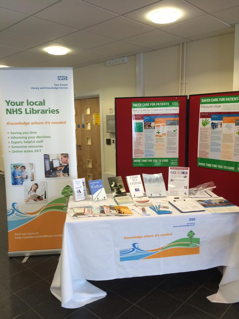 DorsetHealth's tweet photo. Thank you @alisonday3 for providing our staff at Trust HQ with the pop up library service #DHCNHS http://t.co/V57W0jDVKi