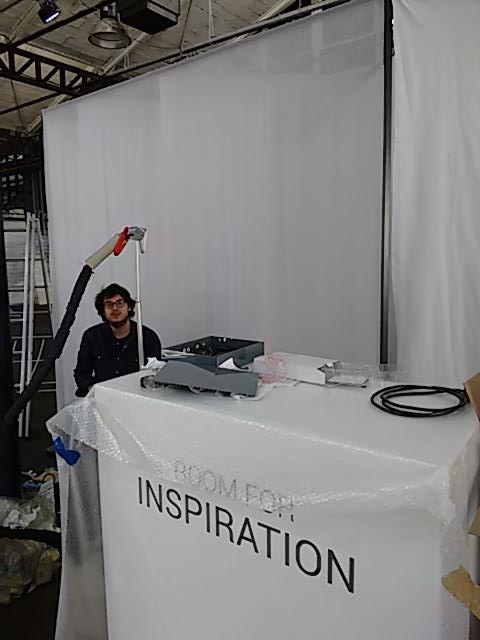 RforInspiration's tweet photo. Have a look at the amazing location we are exhibiting in! #menatwork http://t.co/jcq1At9sCV