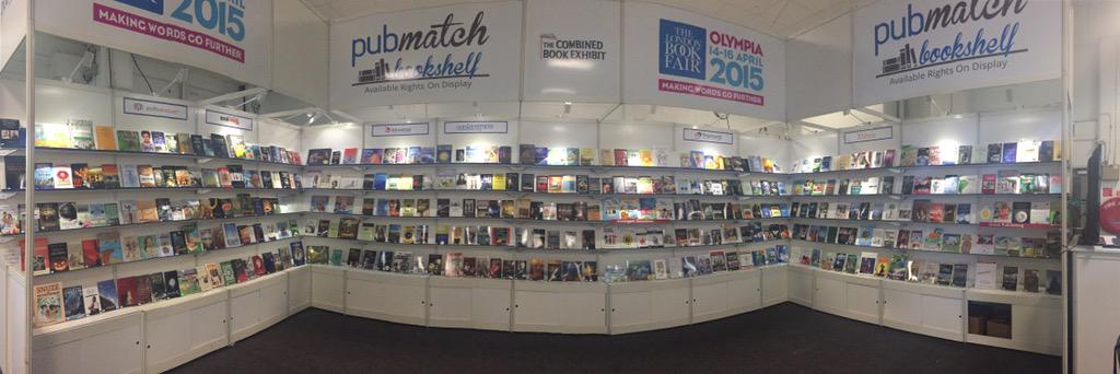 CombinedBook's tweet photo. New title showcase is ready to rock! #LBF15 #authors #pubmatch http://t.co/jRvoSEN4Wo