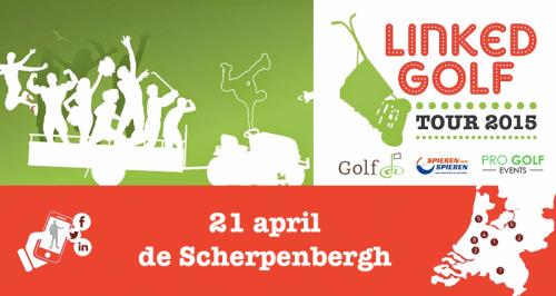 21 april LinkedGolf Tour 2015 <a href="/deScherpenbergh/">De Scherpenbergh</a> i.s.m. @linkedgolf &amp; @ProGolfEventsNL schrijf je nu in!!  #masters2015