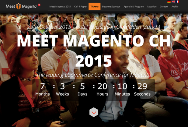 Let's start Meet Magento Switzerland 2015 !!! Visit our relaunched Website: meet-magento.ch #mm15ch ;-)