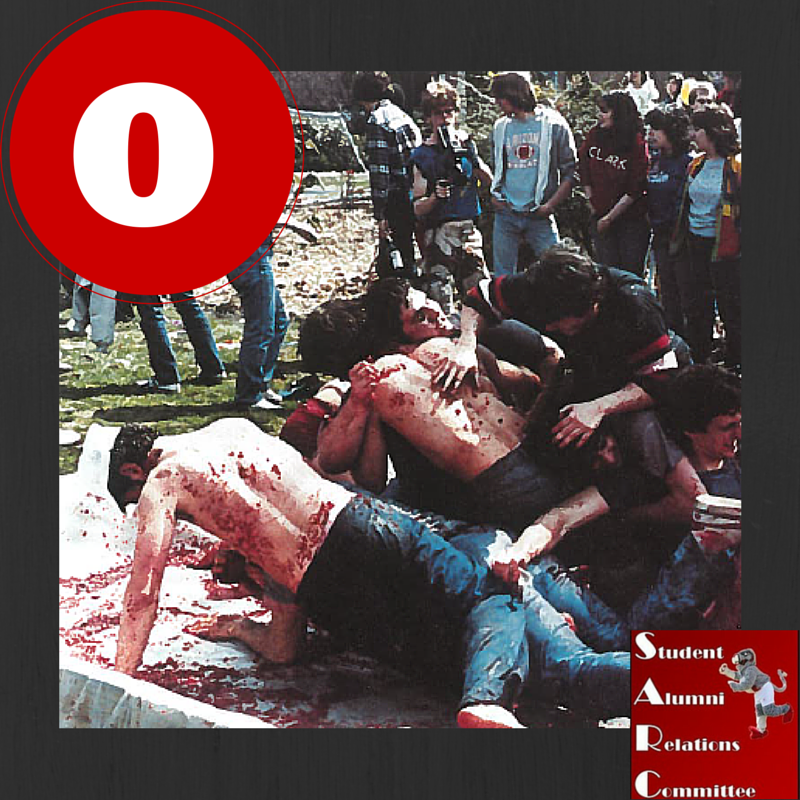 ClarkSARC's tweet image. Countdown to Traditions Week Day 0!
Happy Spree Day! Jello Wrestling Begins at 10:30, Be There!
#ClarkTraditions