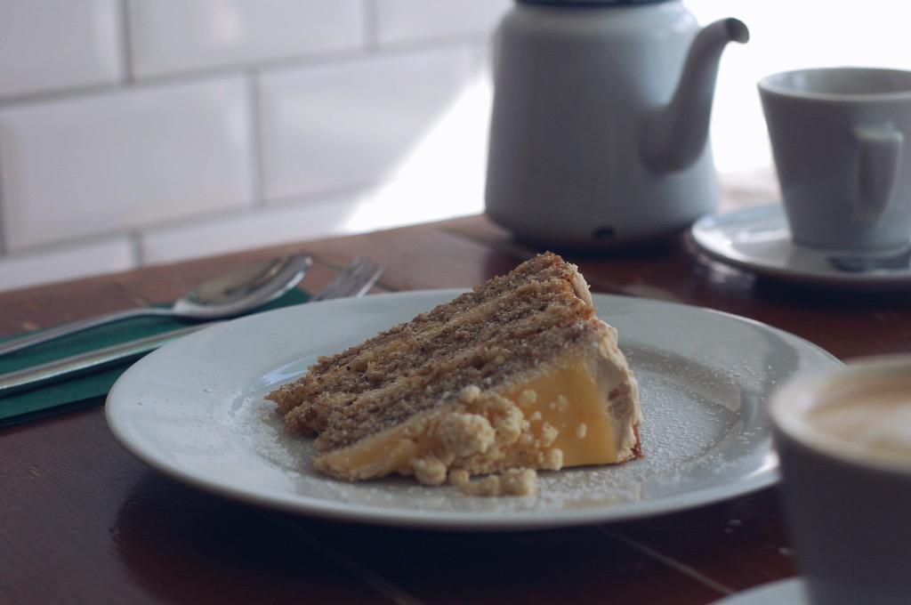 TheQuarterLivpl's tweet photo. Tea, Lemon and Almond cake and a seat in the window @TheQuarterLivpl #itsliverpool http://t.co/Sz6tSTuzqJ