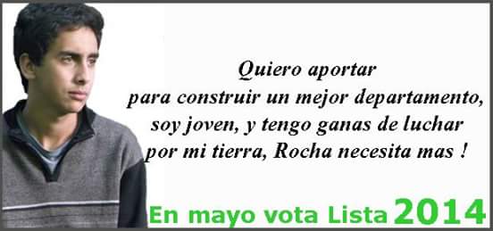 martinveigauy's tweet photo. Quiero comprometerme aún más, m siento capaz, hasta la Junta Departamental no paro!
#Lista2014 Jose carlosINTENDENTE http://t.co/KicNK50WA0