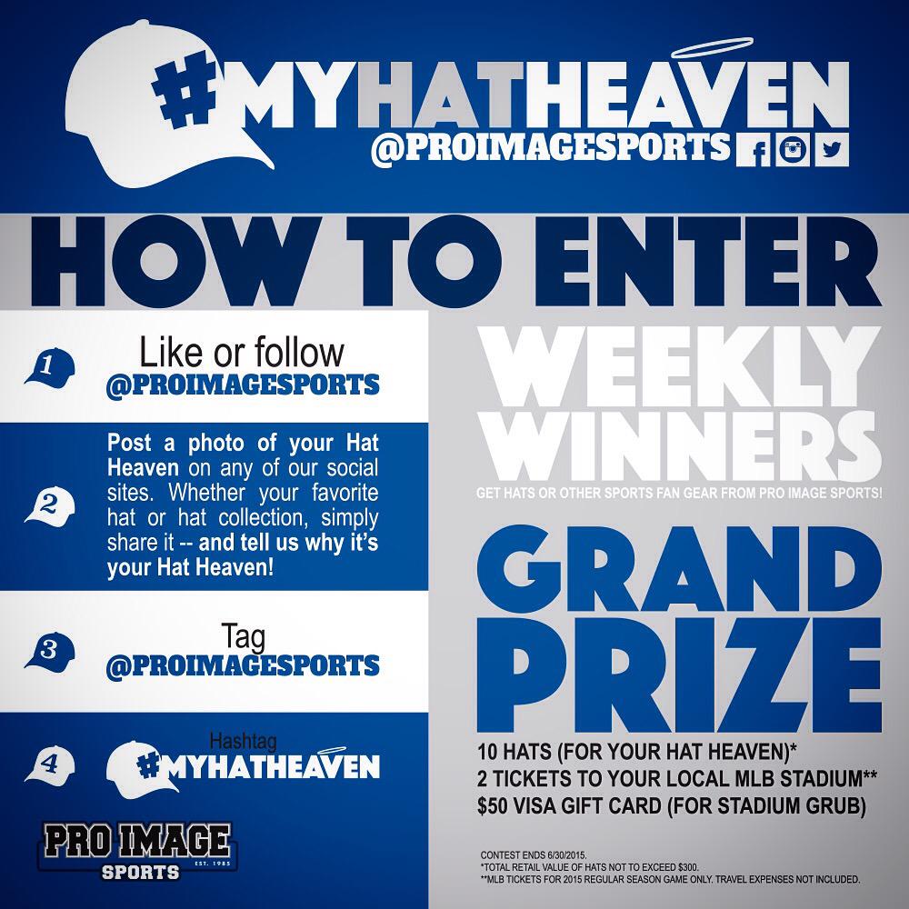 proimagesports's tweet photo. ANNOUNCING THE #MYHATHEAVEN CONTEST! What's your Hat Heaven? Share it, tag us, hashtag #MyHatHeaven and tell us why. http://t.co/hrcSm21tug