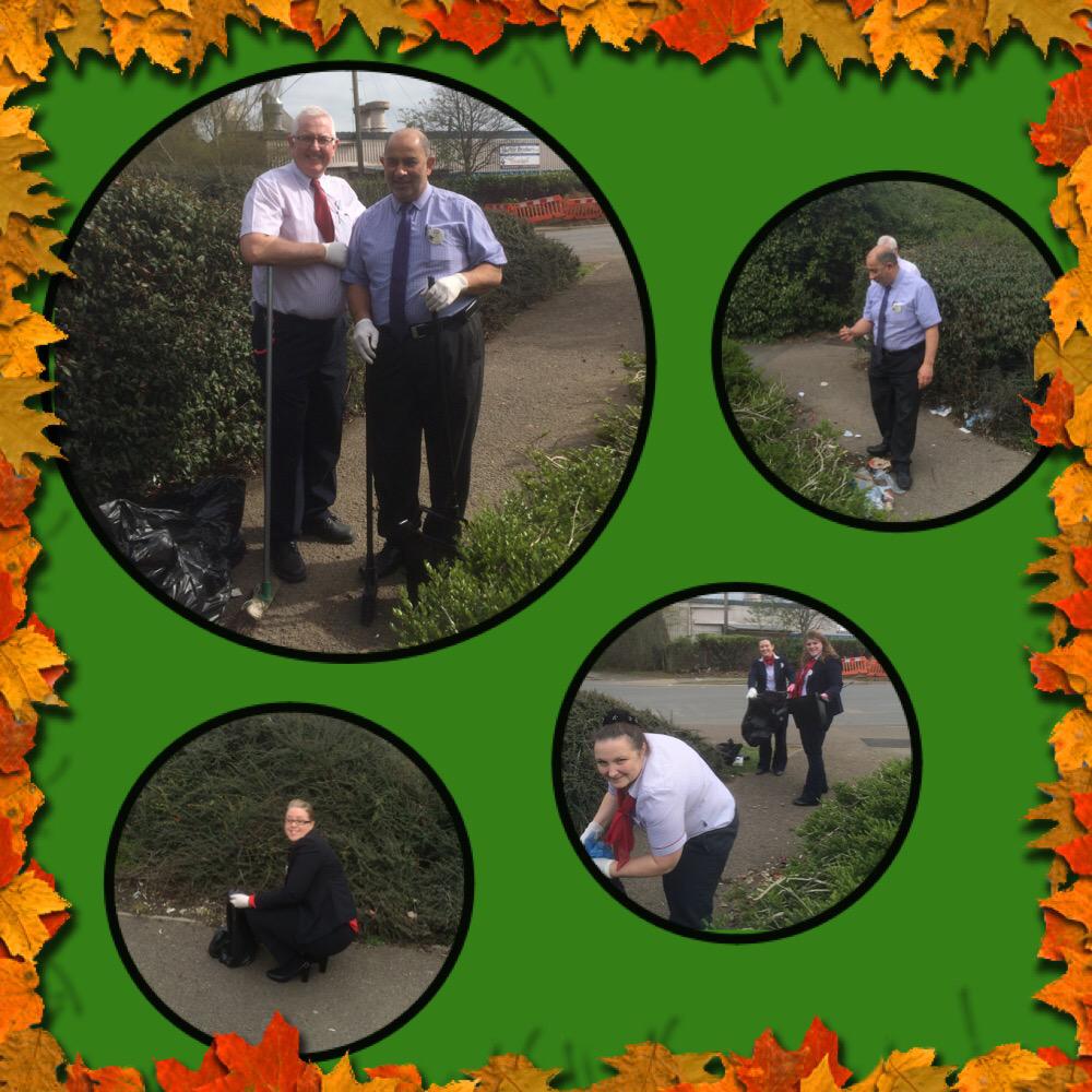 Supporting the community with litter picking #teamwork <a href="/ManagerMilton/">Store Manager Milton</a>