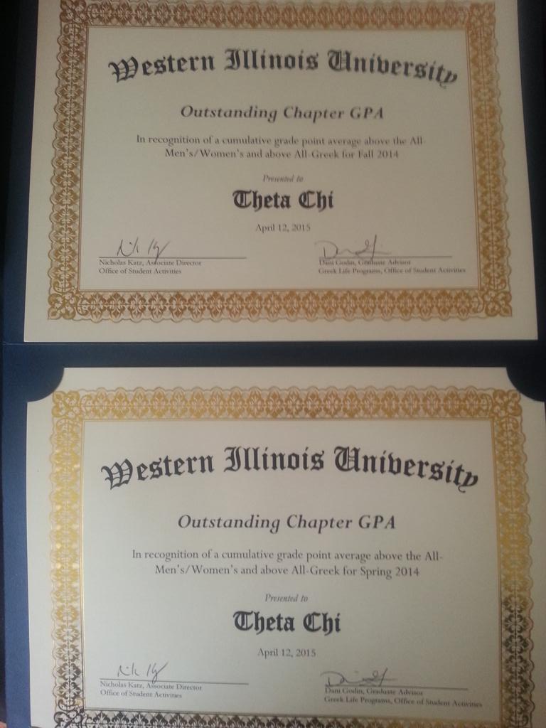 Alma Mater First, and Theta Chi For Alma Mater.